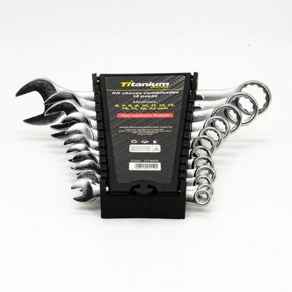 Imagem de Kit chave combinada (6,7,8,910,11,12,13,14,17,19,22mm) - 12 pcs