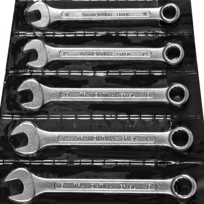 Imagem de Kit Chave Combinada Aço Especial e Temperado 17 Peças 6 a 22