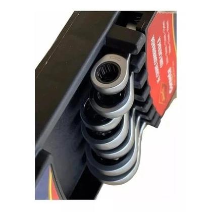 Imagem de Kit Chave Combinada Profissional Com Catraca 7 Peças  Corneta