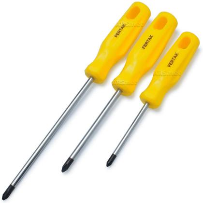 Imagem de Kit Chave De Fenda E Phillips Imantada Magnética 12 Peças