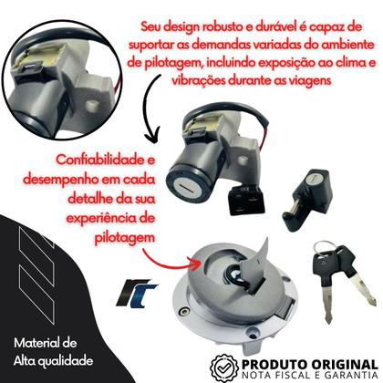 k.y.c.　24cm Kit Chave De Ignição Cg 160 Fan/Start Flex 2016 2017 + Tampa