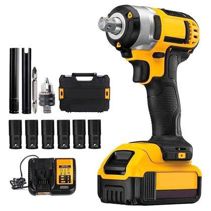 Imagem de Kit Chave de Impacto e Furadeira com Soquetes Portátil