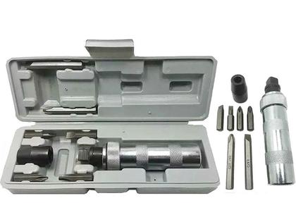 Imagem de Kit Chave De Impacto Manual 1/2 Pol. Profissional Com Bits C