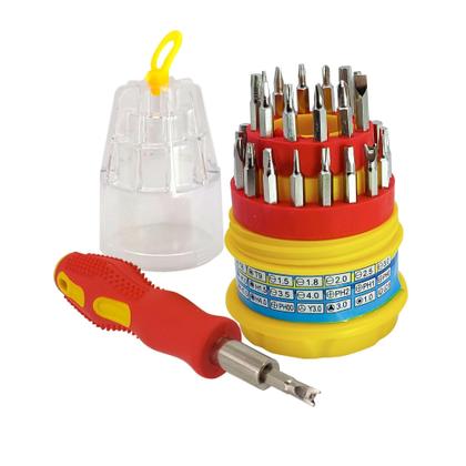 Imagem de Kit Chave de precisão 31Pç Torx Philips Allen Ponta Imantada - SAINT