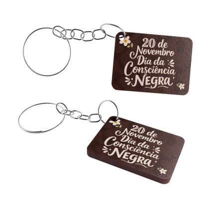 Imagem de Kit Chaveiro MDF Consciência Negra 20 de Novembro