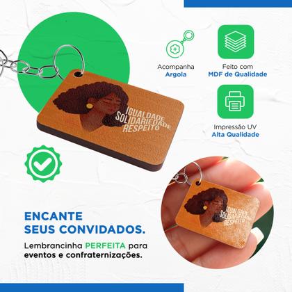 Imagem de Kit Chaveiro MDF Consciência Negra 20 de Novembro