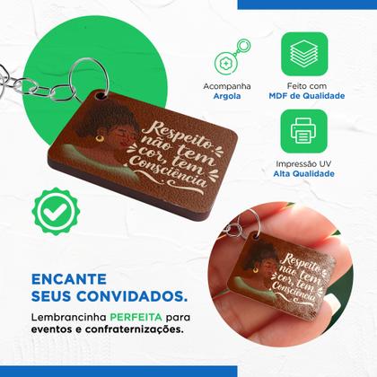 Imagem de Kit Chaveiro MDF Consciência Negra 20 de Novembro