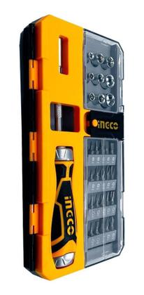 Imagem de Kit Chaves Bits Encaixe 1/4- Profissional 33 Peças Ingco