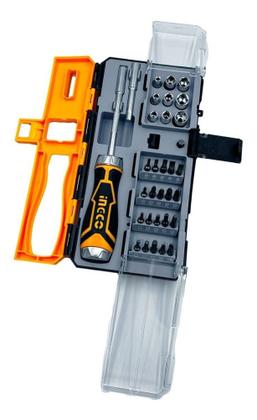 Imagem de Kit Chaves Bits Encaixe 1/4- Profissional 33 Peças Ingco