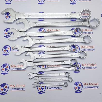 Imagem de Kit Chaves Combinada 11 Pcs ( 6,7,8,10,13,14,15,17,19,22,24M) - Fertak - 4823