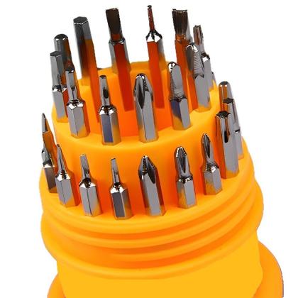 Imagem de Kit Chaves De Precisão Multifuncional Com 31 Peças Conjunto Profissional De Precisão Com Case Exbom