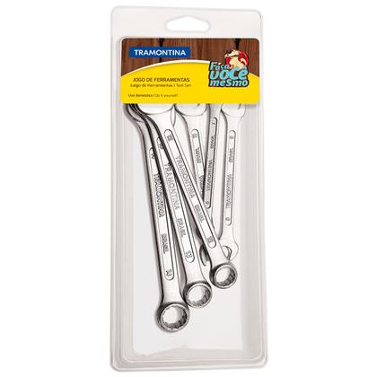 Imagem de Kit Chaves Fixas e Combinadas com 6 Peças Tramontina
