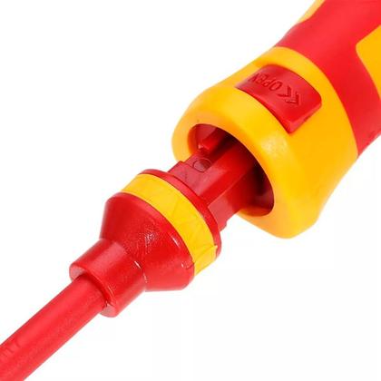 Imagem de Kit Chaves Isolada Fenda Philips Pozidriv Eletricista Reparos Torx C/ Imã 14 un