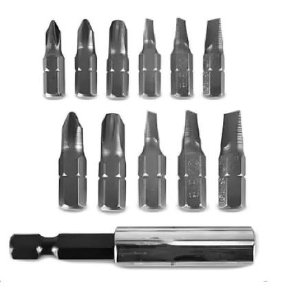 Imagem de Kit Chaves Jogo Catraca 40 Peças + Parafusadeira Com 11 Bits