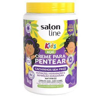 Imagem de Kit Cheirinho de Açaí com Creme para Pentear e Gelatina todecacho Kids