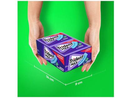 Imagem de Kit Chiclete Trident Max Menta Blueberry 