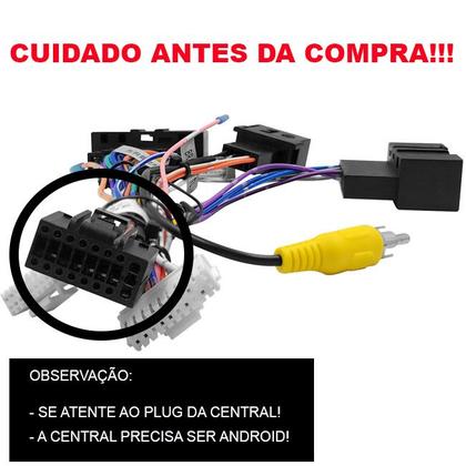 Imagem de Kit chicote canbus ranger nova p/ central android c/ canbus