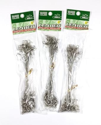 Imagem de Kit Chicote Leader Castor Encastoado Empate Marine Sports Nº 6 9 12 com 90un