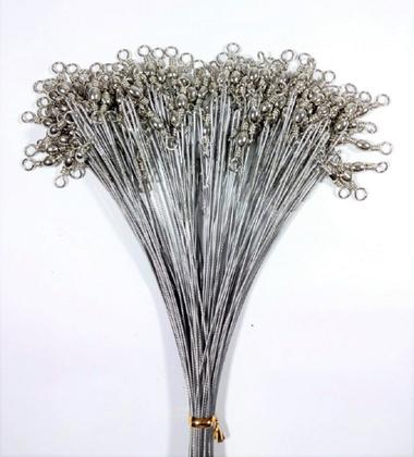 Imagem de Kit Chicote Leader Castor Encastoado Empate Marine Sports Nº 6 9 12 com 90un