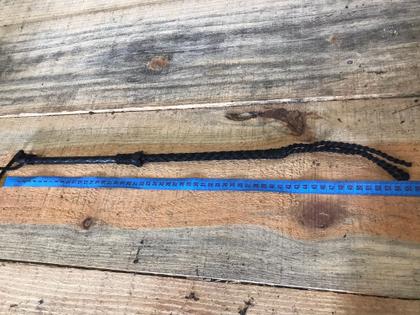 Imagem de Kit Chicote Tala trançada + Cabeçada Goianinha Para Passeio Cavalgada