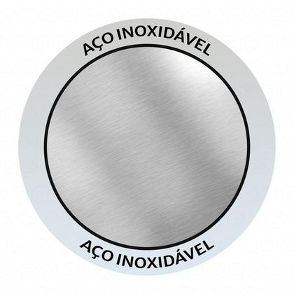 Imagem de Kit Churrasco 8 Peças Inox Bambu com Garfo