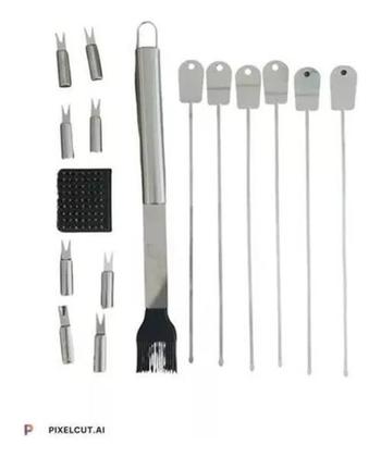 Imagem de Kit Churrasco Com Termômetro Digital Grill Fork