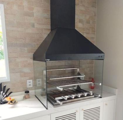Imagem de Kit Churrasqueira gourmet 80CM - PRETO