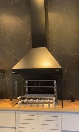 Imagem de Kit Churrasqueira gourmet 80CM - PRETO