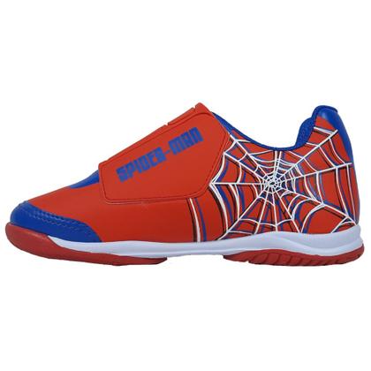 Imagem de Kit Chuteira Marvel + Bola Spider Man Infantil Vermelho