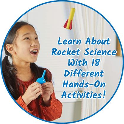 Imagem de Kit científico hand2mind Take Flight Toy Rocket Launcher 8-12