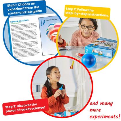 Imagem de Kit científico hand2mind Take Flight Toy Rocket Launcher 8-12