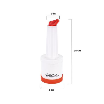 Imagem de Kit Cinco Garrafas Store'n Pour 500ml Vermelha Weck