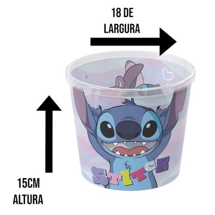 Imagem de Kit Cinema com Stitch Balde Pipoca Copo Refri Colecionável