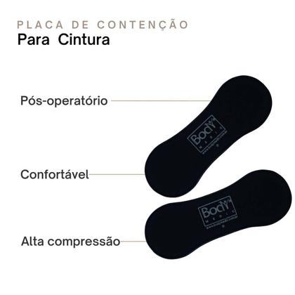 Imagem de Kit Cinta Cirúrgica + Placa Para Abdome + Placa Para Cintura