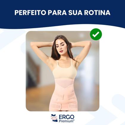 Imagem de Kit Cinta Modeladora Pós Parto para Recuperação Abdominal e Suporte Lombar