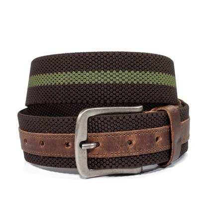 Imagem de Kit Cinto Masculino Couro com Elástico Casual e Carteira em Couro