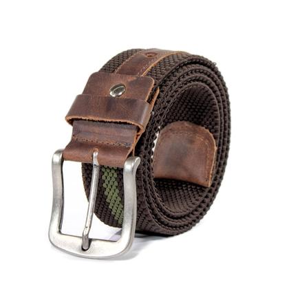 Imagem de Kit Cinto Masculino Couro com Elástico Casual e Carteira em Couro