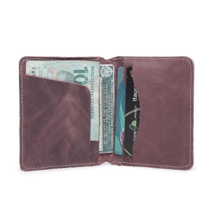 Imagem de Kit Cinto Masculino Elastico com Carteira Porta Cartao de Couro RHEA