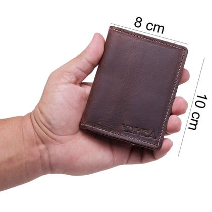 Imagem de Kit Cinto Masculino Elastico com Carteira Porta Cartao de Couro RHEA