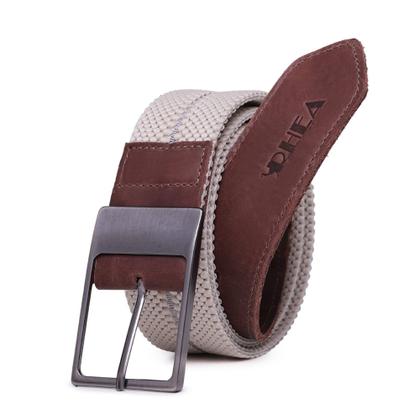 Imagem de Kit Cinto Masculino Elastico com Carteira Porta Cartao de Couro RHEA