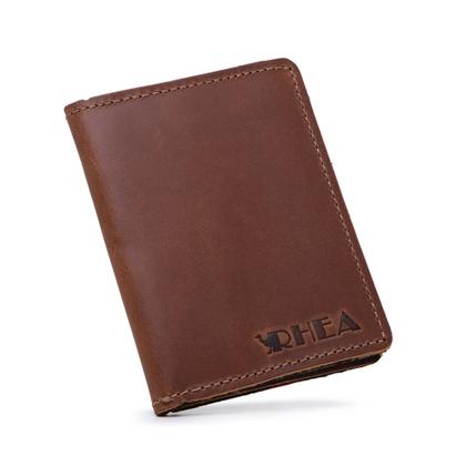 Imagem de Kit Cinto Masculino Elastico com Carteira Porta Cartao de Couro RHEA