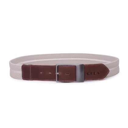 Imagem de Kit Cinto Masculino Elastico com Carteira Porta Cartao de Couro RHEA