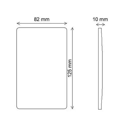 Imagem de Kit CJ Pulsador Campainha 10A 250V Placa 4X2 Compose Weg