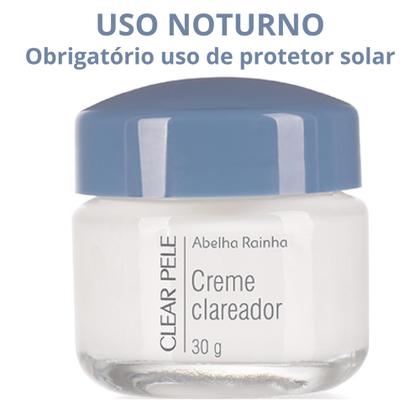 Imagem de Kit Clareador Facial Clear Pele Abelha Rainha Creme Dia FPS 70 + Creme Noturno para Manchas na pele