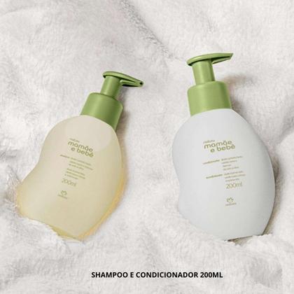 Imagem de KIT Clássico Mamãe Bebê Colonia Shampoo Condicionador (3 produtos)