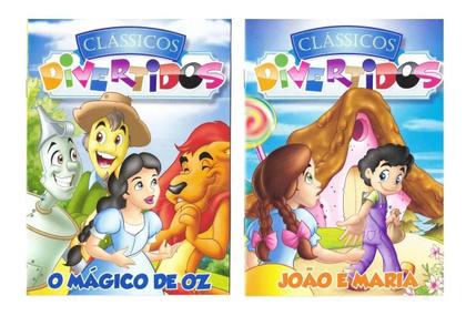 Kit Clássicos Divertidos - 8 Livros Infantis - 13x18cm - Kit de