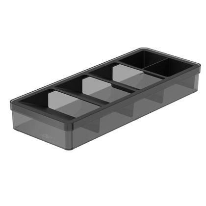 Imagem de Kit Clear 3 Peças - Organizadores De Gaveta Talheres E Facas