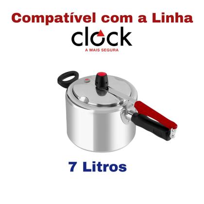 Imagem de Kit Clock Borracha Peso Válvula 7 Litros Para Panela De Pressão Fechamento Interno