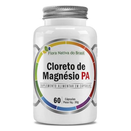Imagem de Kit Cloreto de Magnesio PA 500mg 3 Potes 60 Capsulas Cada - Flora Nativa