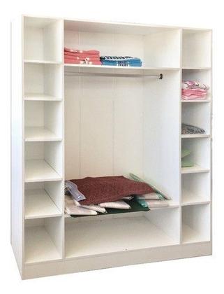 Imagem de Kit Closet Armário Colméia Cabideiro Prateleira = 4 Armários